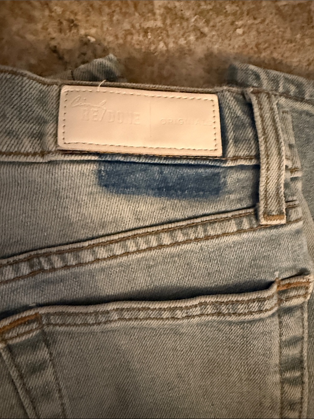 Re/Done Light Blue High-Rise Women’s Jeans